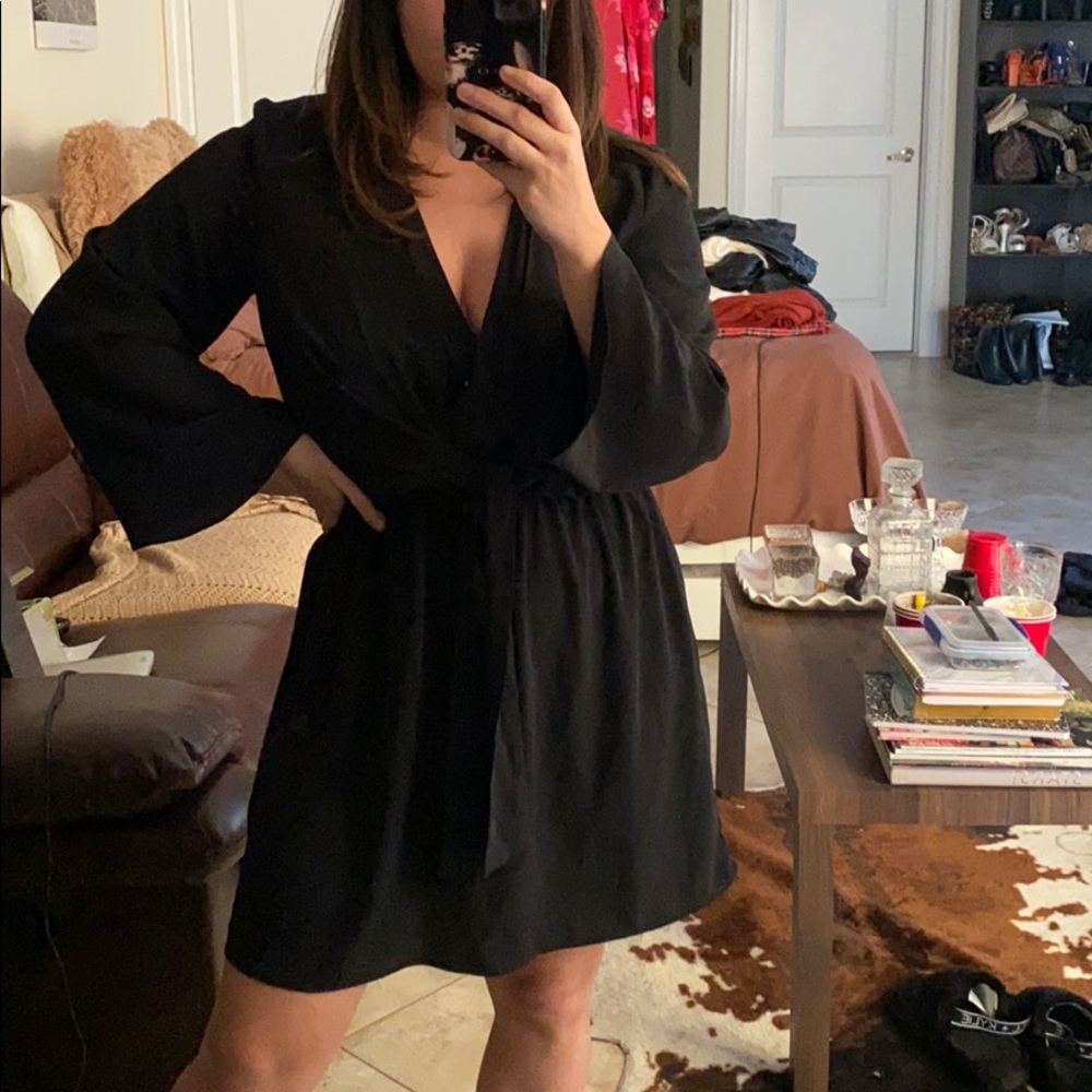 Top shop wrap style dress